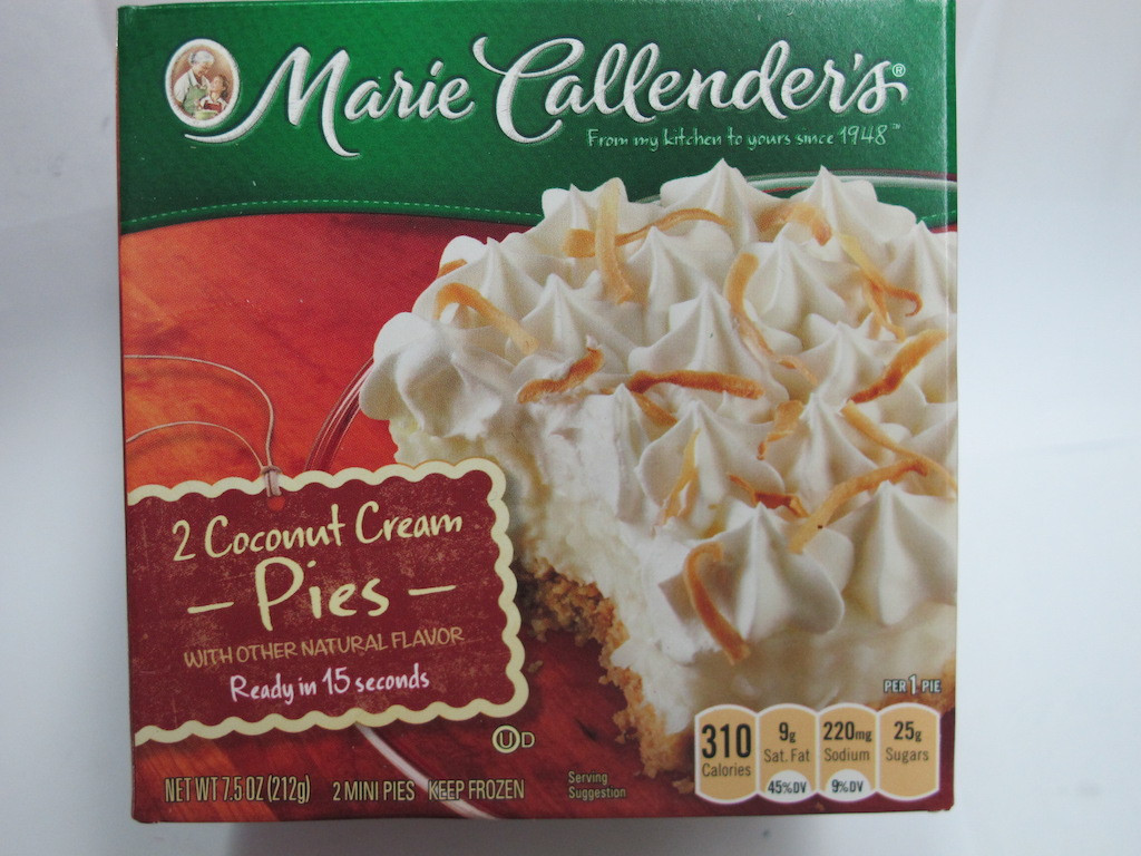 2 Coconut Cream Mini Pies (021131509071)