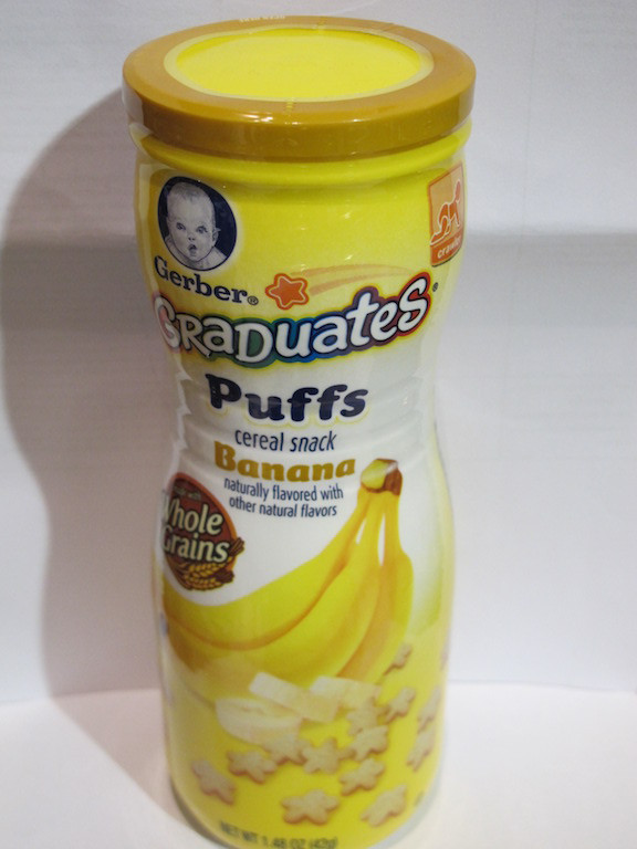 puffs banana cereal snack
